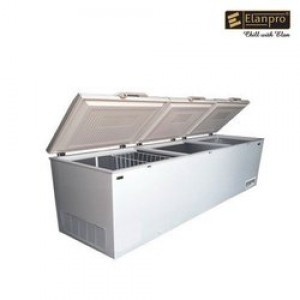 ELANPRO EF 825 THREE DOOR HARD TOP CHEST FREEZER