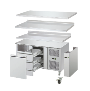 KITCHEN REFRIGERATION - REACH-IN , SALAD & PREP COUNTERS - FROST FREE