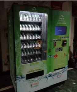 COLD DRINK AND WATER BOTTLE VENDING MACHINE